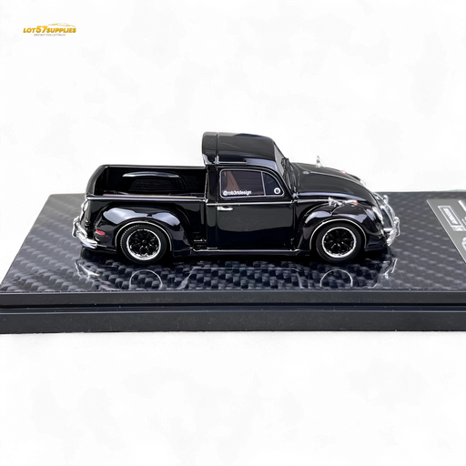 YM Model X Robert Design Volkswagen Beetle Pickup Truck FUSCUP in Black 1:64 Limited to 499 Pcs - for just $74.99! 