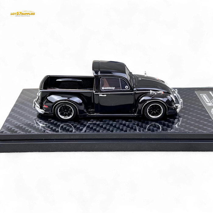 YM Model Volkswagen Beetle Pickup Truck FUSCUP Black 1:64 - for just $74.99! 