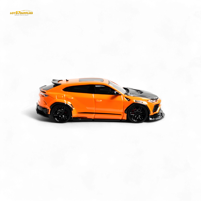 Flame Lamborghini Urus LBWK Metallic Orange Resin 1:64 - for just $79.99! 