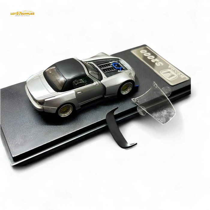 Rhino Model RM 1:64 Honda S2000 Wide-Body Roadster Silver - for just $34.99! 