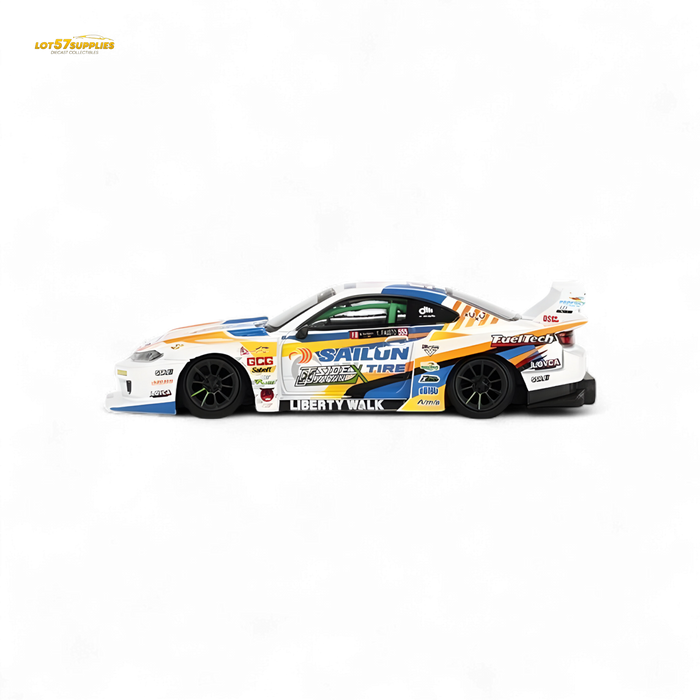Mini-GT Nissan LB-Super Silhouette S15 Silvia 2023 Formula Drift Japan #895 1:64 - for just $24.99! 