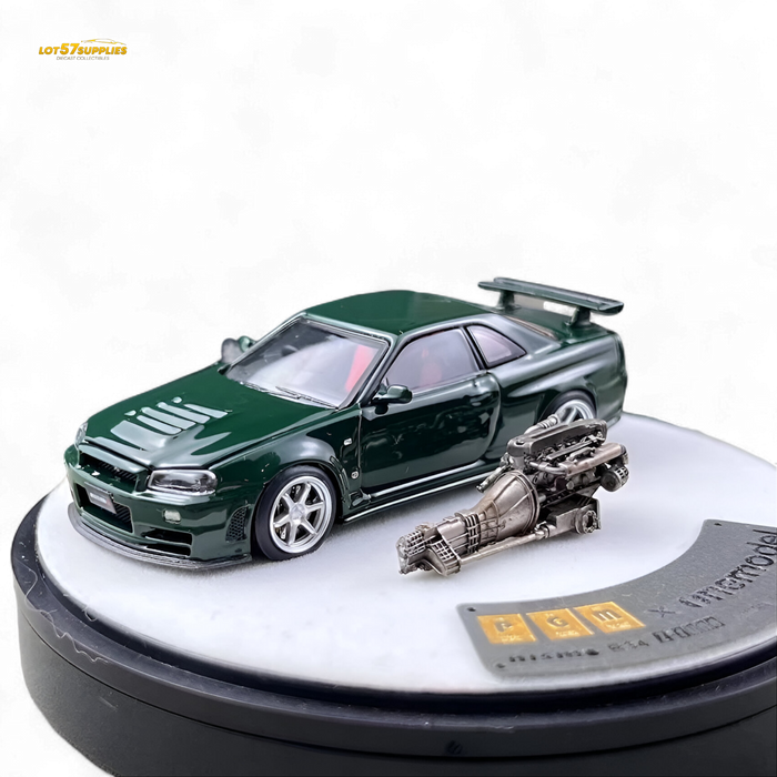 PGM Nissan GTR R34 Z-TUNE - British Green 1:64 Luxury Box 1:64 - for just $104.99! 