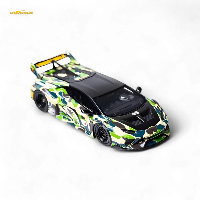 Flame Lamborghini Huracan LP610-4 LWBK WideBody Camouflage 1:64 - for just $69.99! 