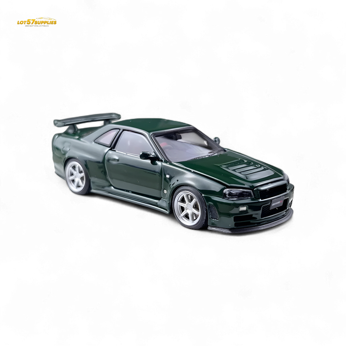 PGM Nissan GTR R34 Z-TUNE British Green 1:64 - for just $89.99! 