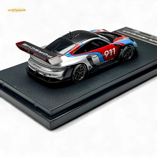 HKM Model Porsche 911 (992) GT3 R Rennsport Silver #911 1:64 - for just $36.99! 