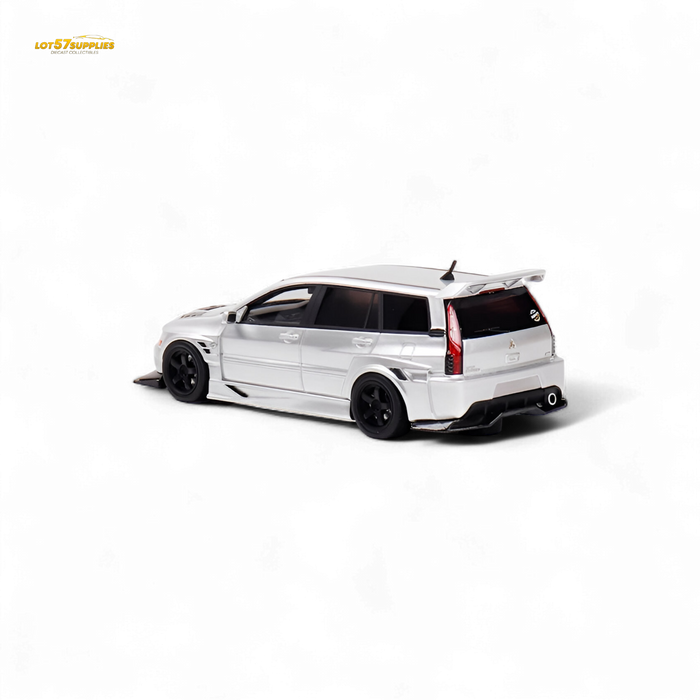 404ERROR Mitsubishi Lancer EVO 9 Wagon Glossy Silver 1:64 - for just $89.99! 