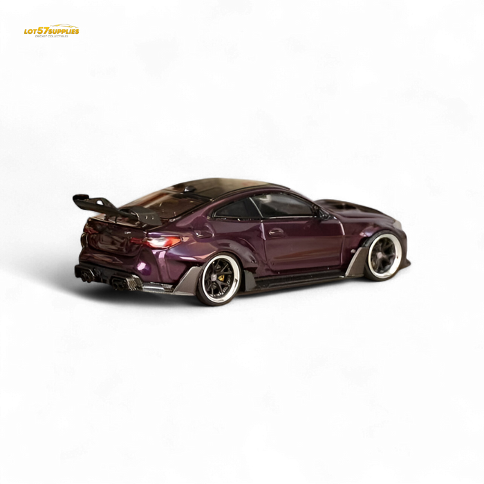 Street Weapon BMW M4 G82 Widebody Dark Purple 1:64 - for just $36.99! 