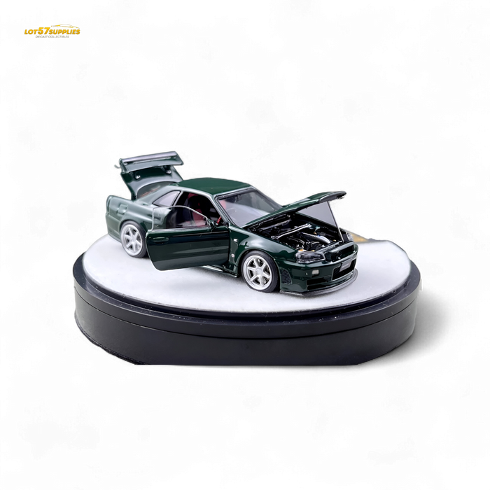 PGM Nissan GTR R34 Z-TUNE - British Green 1:64 Luxury Box 1:64 - for just $104.99! 