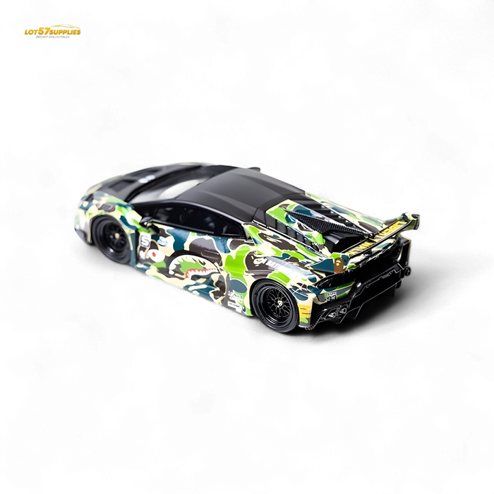 Flame Lamborghini Huracan LP610-4 LWBK WideBody Camouflage 1:64 - for just $69.99! 