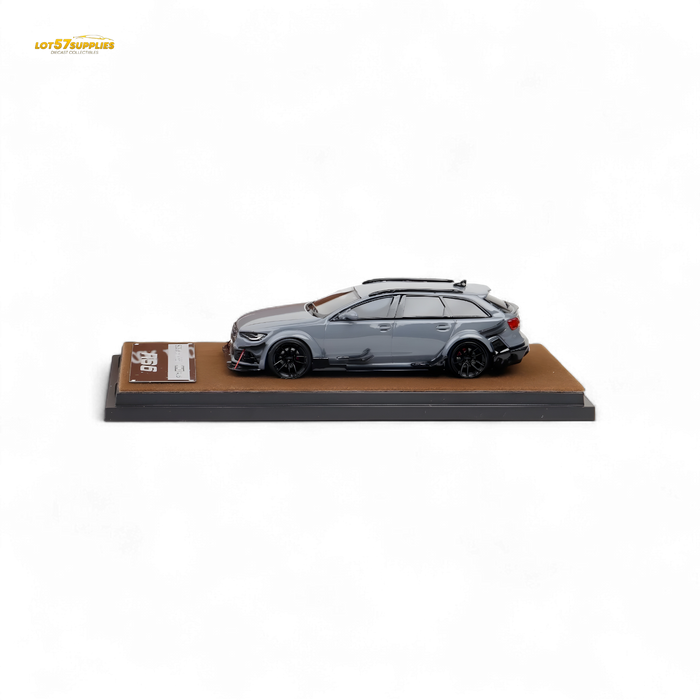 Qidian Model Audi RS6 Avant (C7) Crock Station wagon DTM Wide-Body Modified - Cement Grey 1/64 - for just $59.99! 