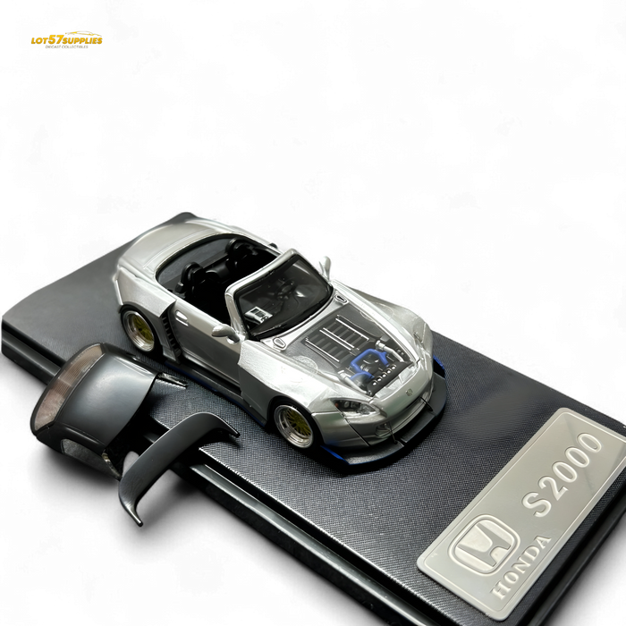 Rhino Model RM 1:64 Honda S2000 Wide-Body Roadster Silver - for just $34.99! 