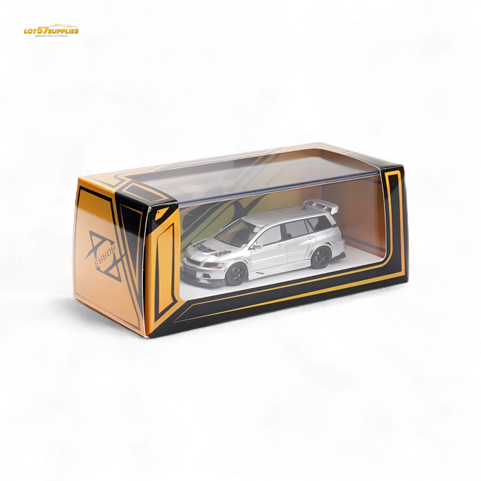 404ERROR Mitsubishi Lancer EVO 9 Wagon Glossy Silver 1:64 - for just $89.99! 