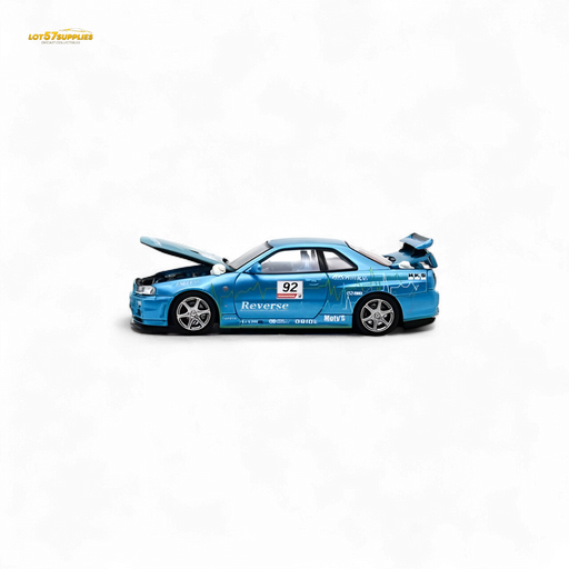 Cool Art Skyline R34 Blue #92 - With Figure 1:64 - for just $39.99! 