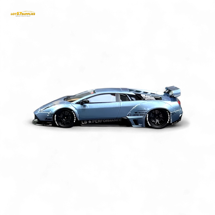 404ERROR Lamborghini Murcielago LBWK Ice Blue Low Spoiler 1:64 - for just $84.99! 