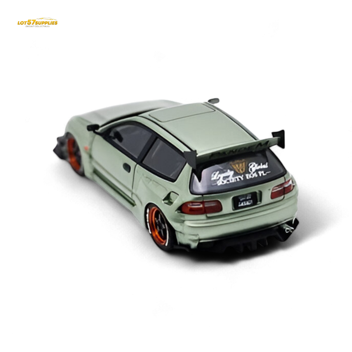 YM Model Honda Civic Pandem EG4 K20 Modified Bronze Green 1:64 Limited to 399 PCS - for just $79.99! 