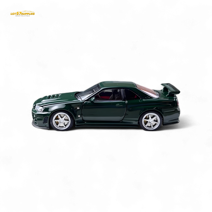 PGM Nissan GTR R34 Z-TUNE British Green 1:64 - for just $89.99! 