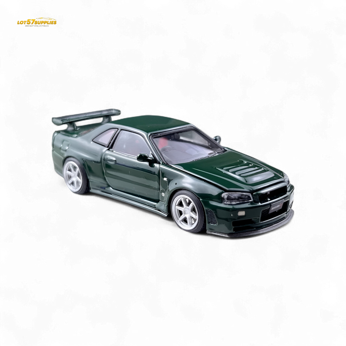PGM Nissan GTR R34 Z-TUNE - British Green 1:64 Luxury Box 1:64 - for just $104.99! 