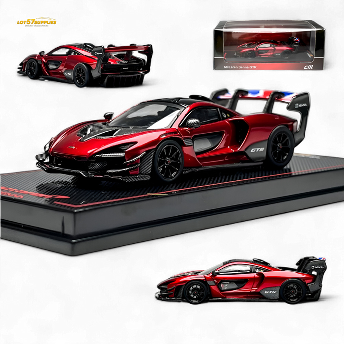 CM Model McLaren Senna GTR Metallic Red 1:64 - for just $39.99! 
