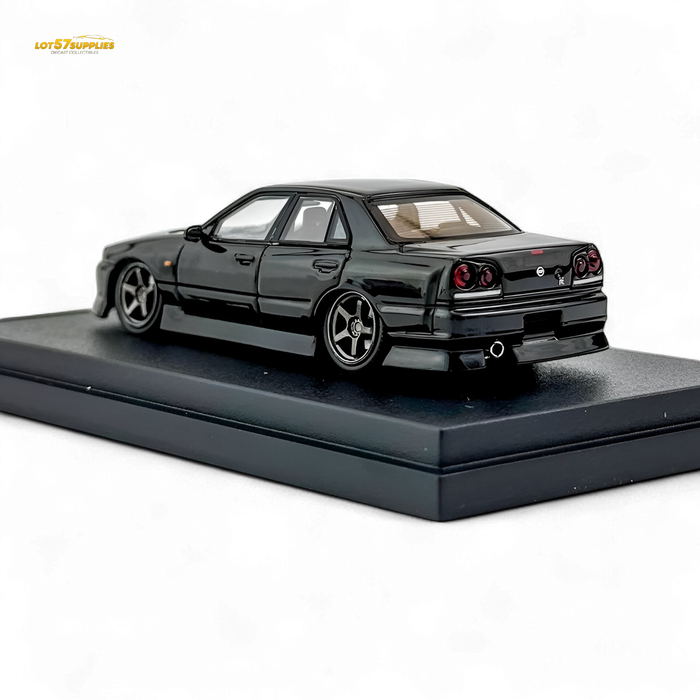 Mortal ER34 SKYLINE URAS Metallic Black 1:64 - for just $39.99! 