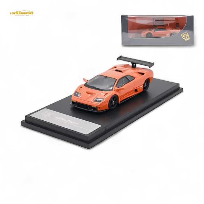DCM Lamborghini Diablo GT-R Orange Diecast Model 1:64 Limited to 500 Pcs - for just $36.99! 