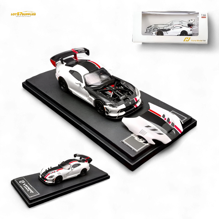 Hone Model Dodge VIPER ACR - Viper White 1:64 - for just $39.99! 