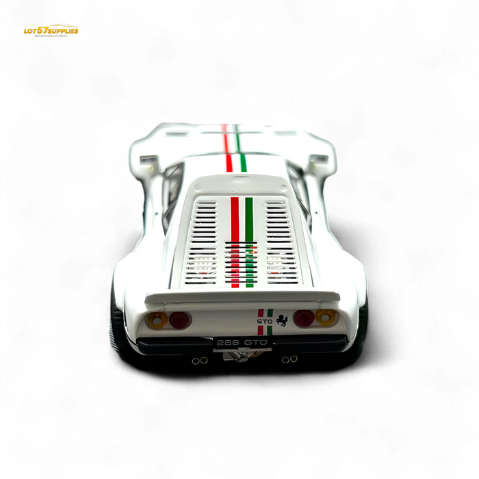 Hone Model 64 288GTO Wide-Body - Latte Art White 1:64 - for just $34.99! 