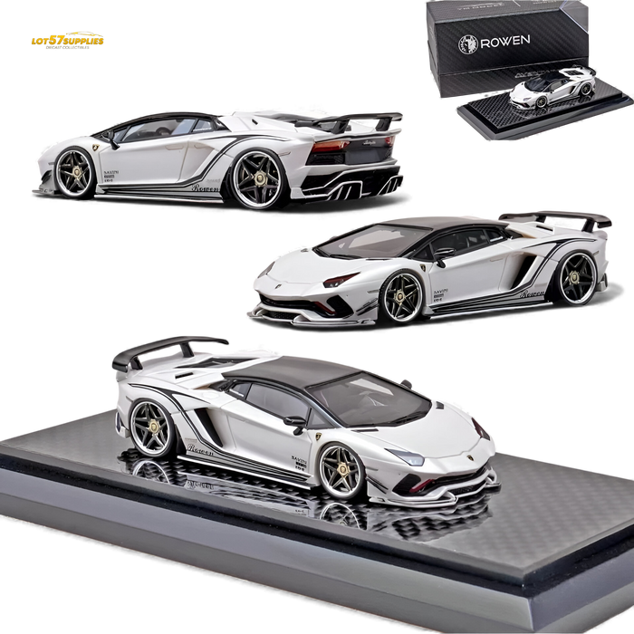 YM Model Lamborghini Aventador S Rowen White 1:64 - for just $99.99! 