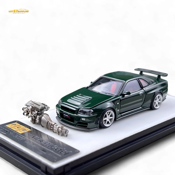 PGM Nissan GTR R34 Z-TUNE British Green 1:64 - for just $89.99! 
