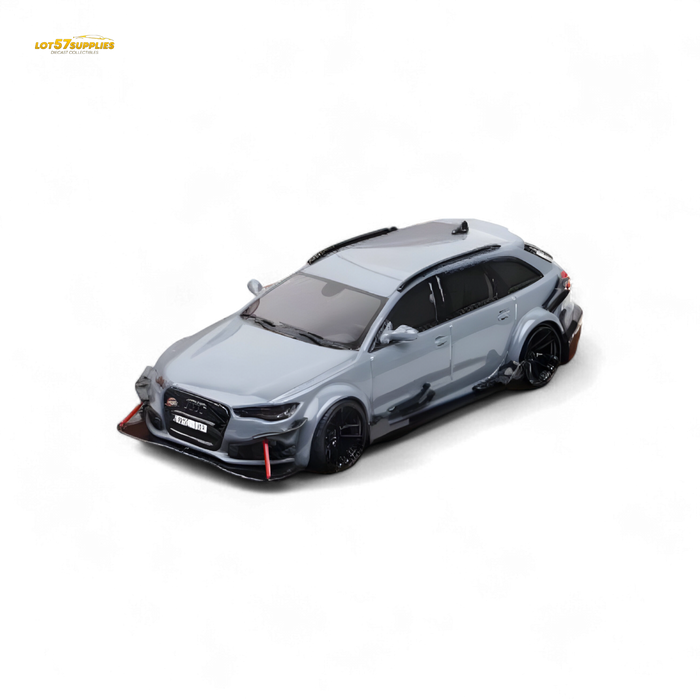 Qidian Model Audi RS6 Avant (C7) Crock Station wagon DTM Wide-Body Modified - Cement Grey 1/64 - for just $59.99! 