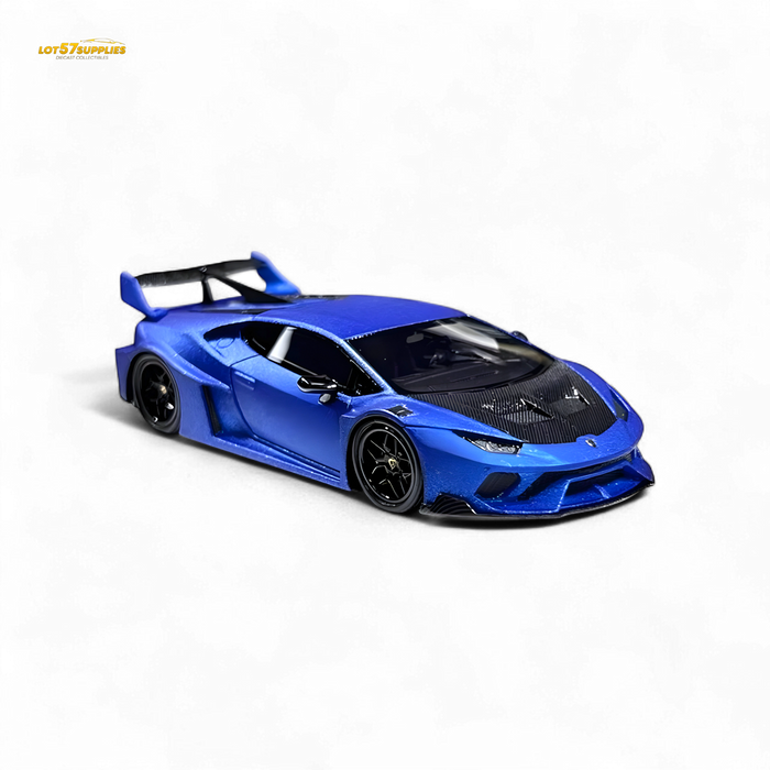 FLAME Lamborghini Huracan LP610-4 WideBody Resin - Matte Blue 1:64 - for just $69.99! 