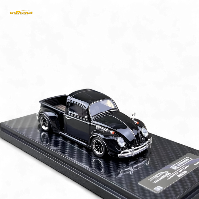YM Model Volkswagen Beetle Pickup Truck FUSCUP Black 1:64 - for just $74.99! 
