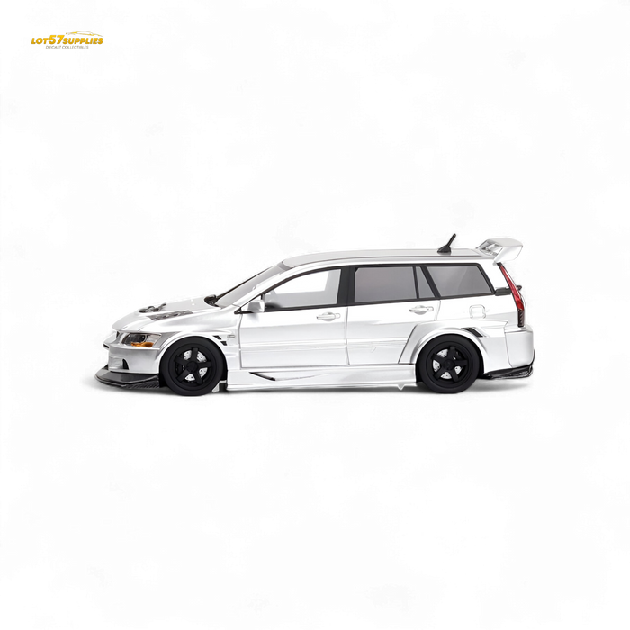 404ERROR Mitsubishi Lancer EVO 9 Wagon Glossy Silver 1:64 - for just $89.99! 