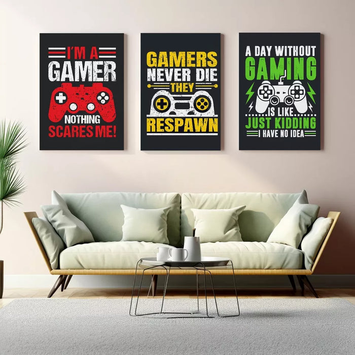Gamers Never Die Wall Canvas - for just $81.99! 