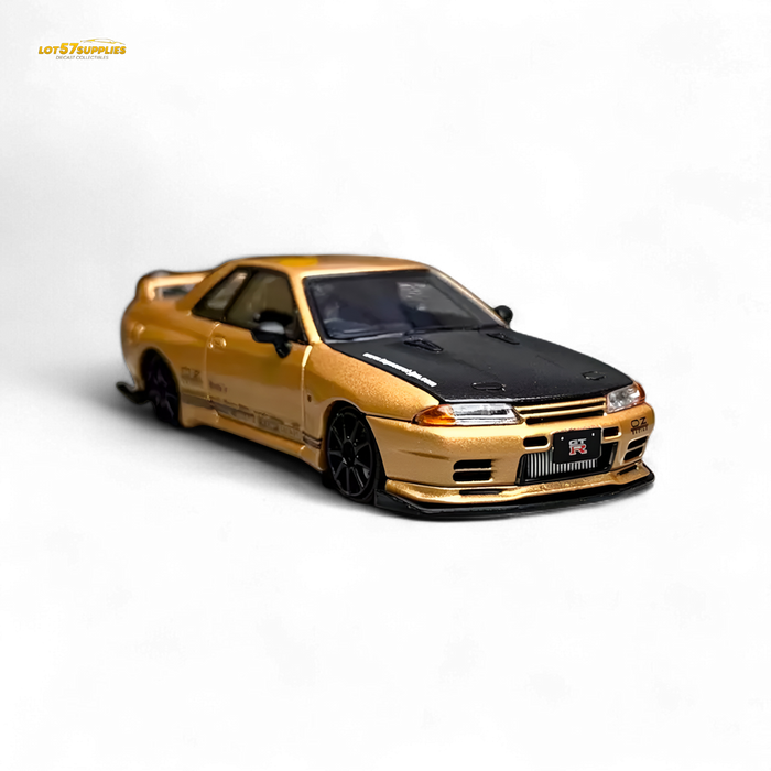 Focal Horizon Skyline GT-R R32 Top Secret Gold 1:64 - for just $37.99! 