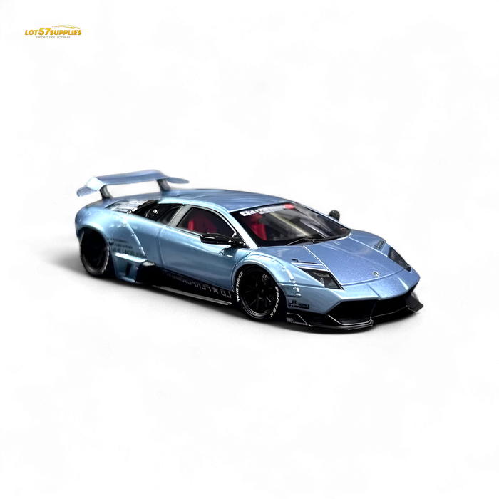 404ERROR Lamborghini Murcielago LBWK Ice Blue Low Spoiler 1:64 - for just $84.99! 