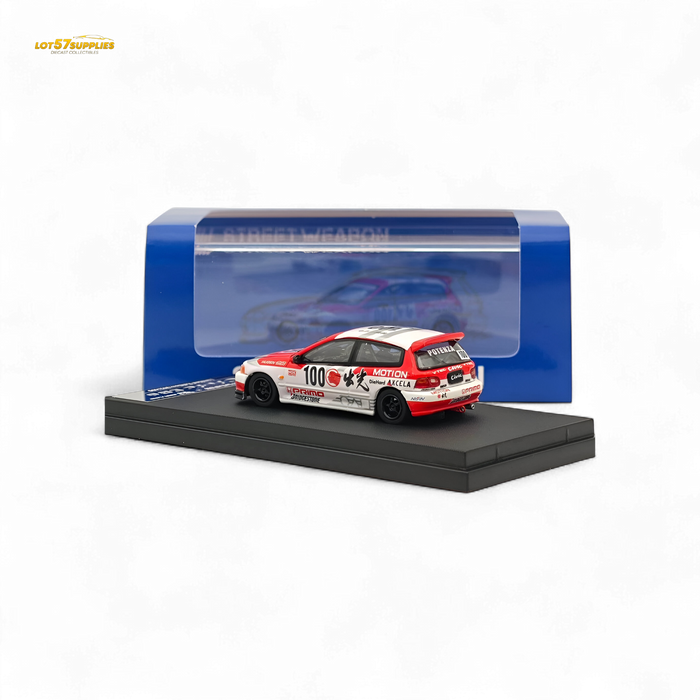 Street Weapon Honda Civic EG6 Idemitsu Street Edition 1:64 - for just $34.99! 