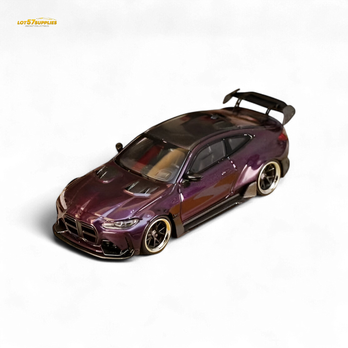 Street Weapon BMW M4 G82 Widebody Dark Purple 1:64 - for just $36.99! 