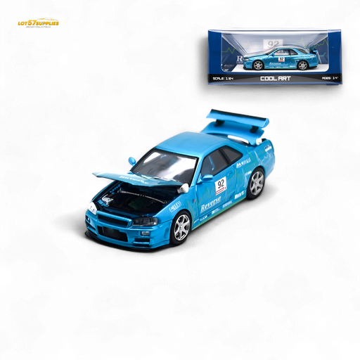Cool Art Skyline R34 Blue #92 Ordinary 1:64 - for just $36.99! 
