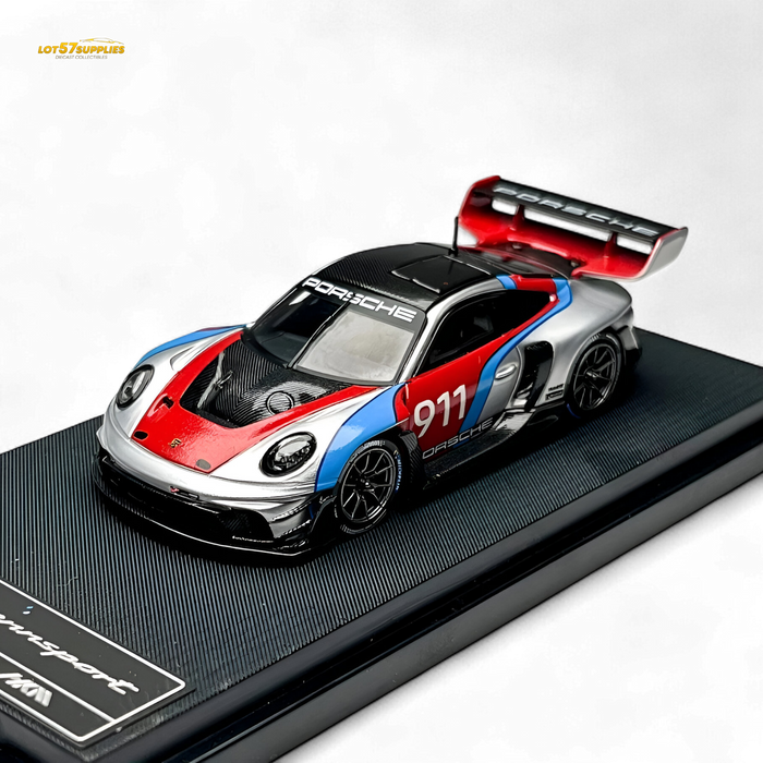 HKM Model Porsche 911 GT3 Rennsport Silver 1:64 - for just $36.99! 