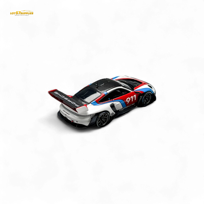 HKM Model Porsche 911 (992) GT3 R Rennsport White #911 1:64 - for just $36.99! 