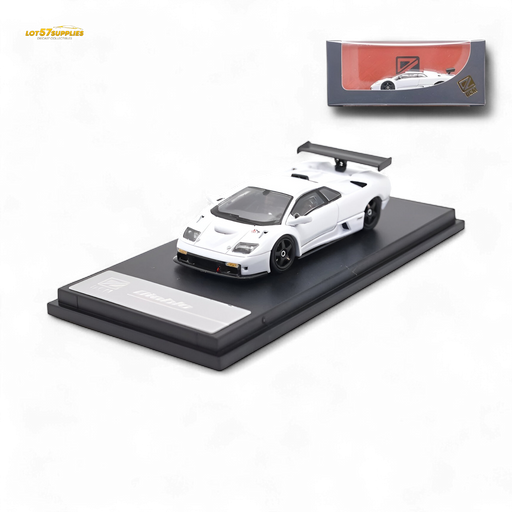 DCM Lamborghini Diablo GT-R White Diecast Model 1:64 Limited to 500 Pcs - for just $36.99! 