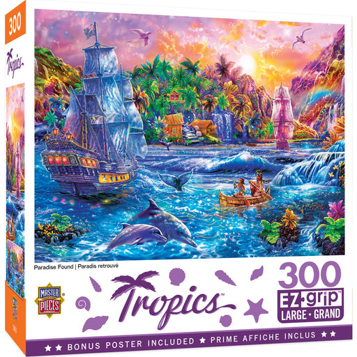 Tropics - Paradise Found 300 Piece EZ Grip Jigsaw Puzzle - Premium 300 Piece - Just $14.99! Shop now at Retro Gaming of Denver