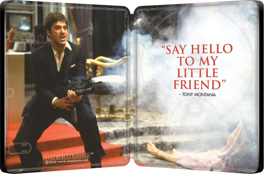Scarface - Limited Edition Steelbook (4K Ultra HD + Blu-ray) - for just $42.99! 