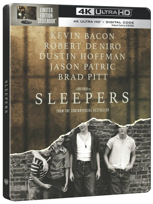 Sleepers - Limited Edition Steelbook (4K Ultra HD + Blu-ray + Digital) - for just $52.99! 