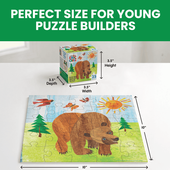 World of Eric Carle - Brown Bear 25 Piece Jigsaw Puzzle - for just $7.99! 