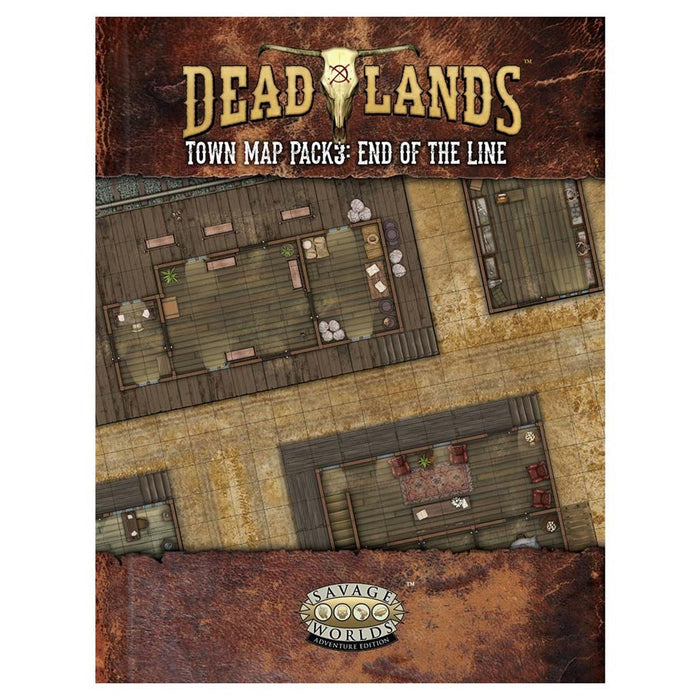 Savage Worlds: Deadlands - Town Map Pack 3: End of the Line - for just $14.99! 