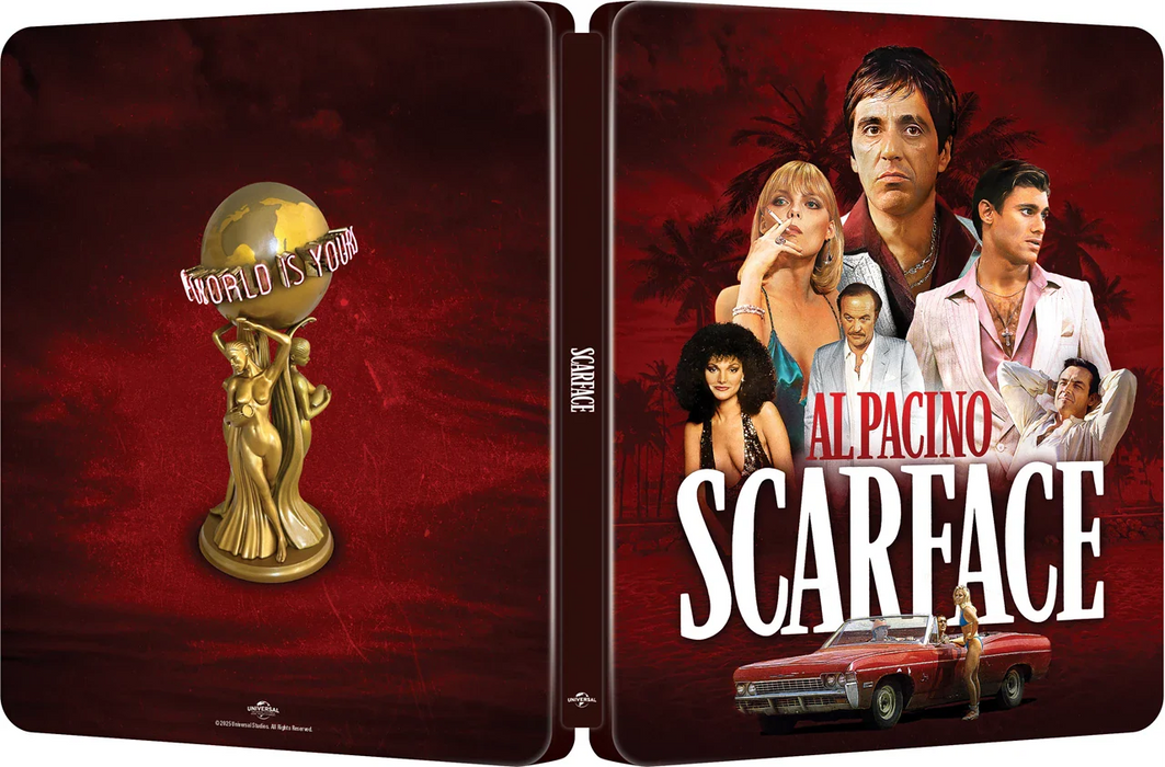 Scarface - Limited Edition Steelbook (4K Ultra HD + Blu-ray) - for just $42.99! 