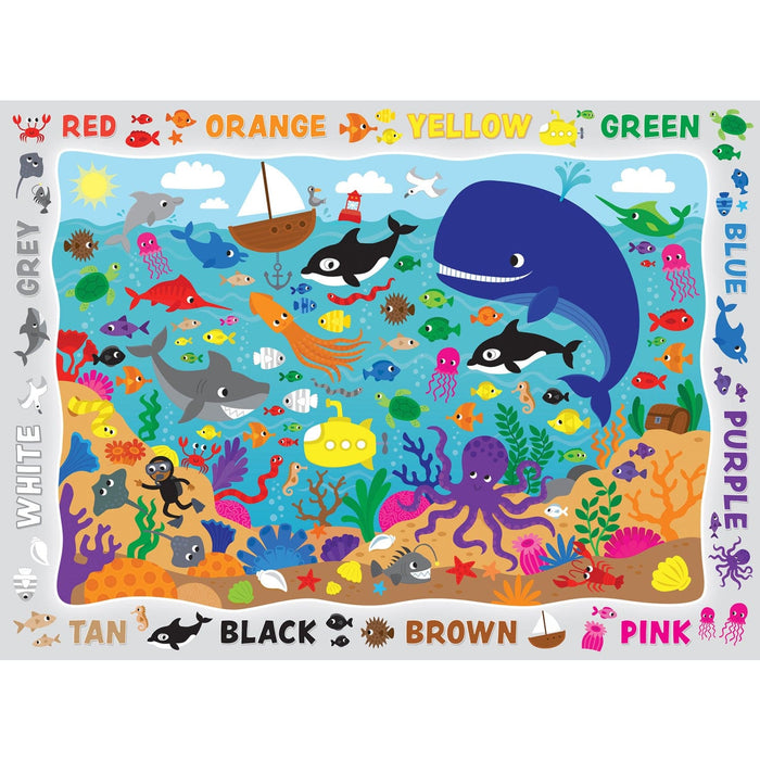 Hide & Seek - Colors in the Ocean 48 Piece Jigsaw Puzzle - for just $12.99! 