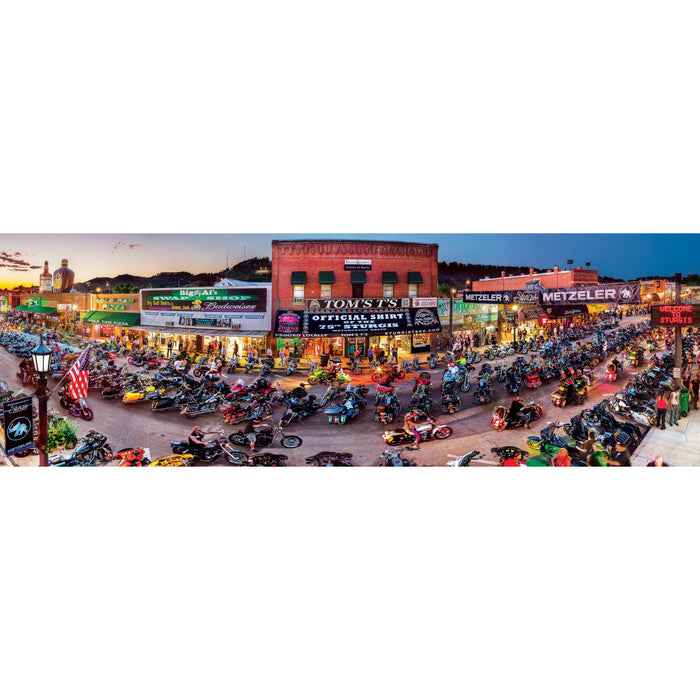 Sturgis, South Dakota 1000 Piece Panoramic Jigsaw Puzzle - Just $19.99! Shop now at Retro Gaming of Denver