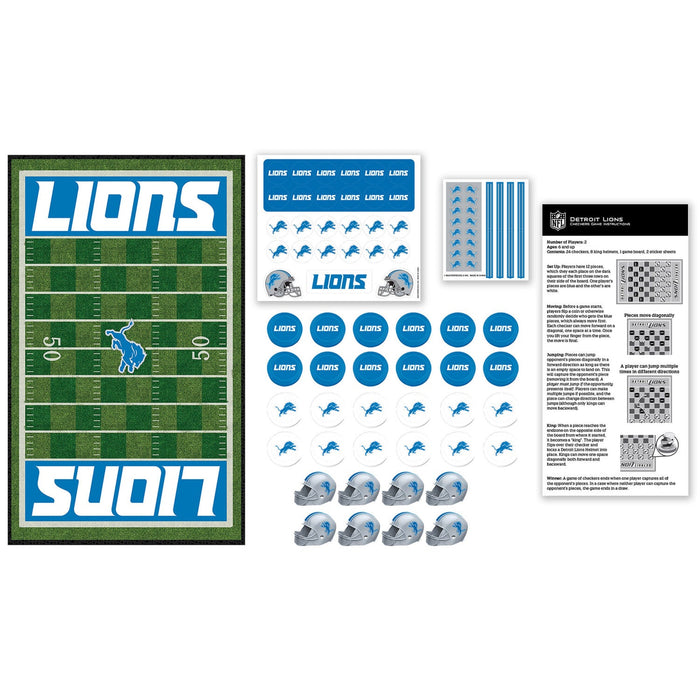 Detroit Lions Checkers Board Game - Just $19.99! Shop now at Retro Gaming of Denver